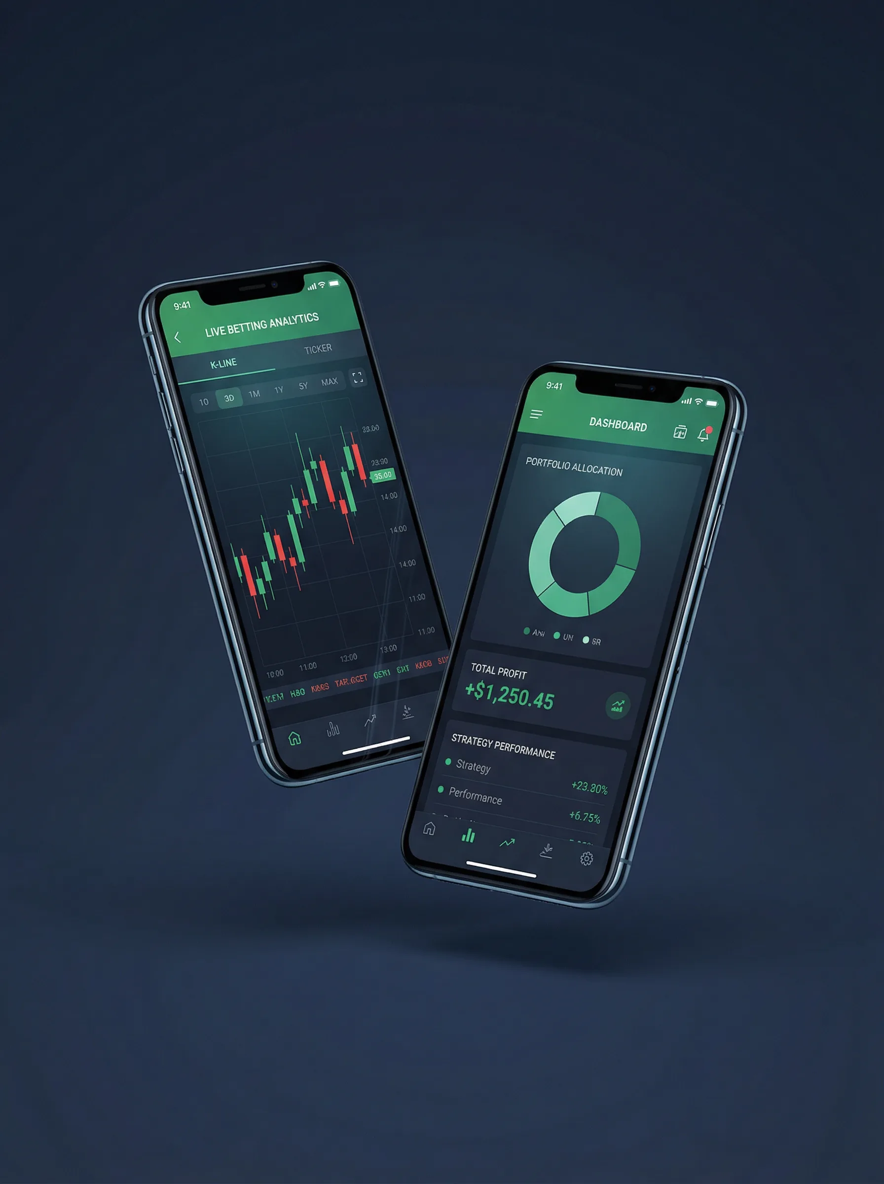 yy易游 移动端APP界面展示 - 掌上交易终端